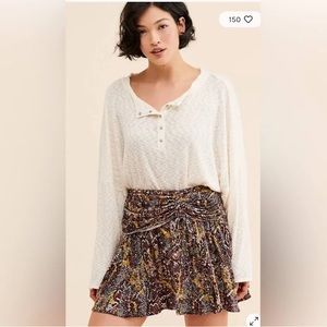 Free People Snake Skin Mini Skirt, Size 6